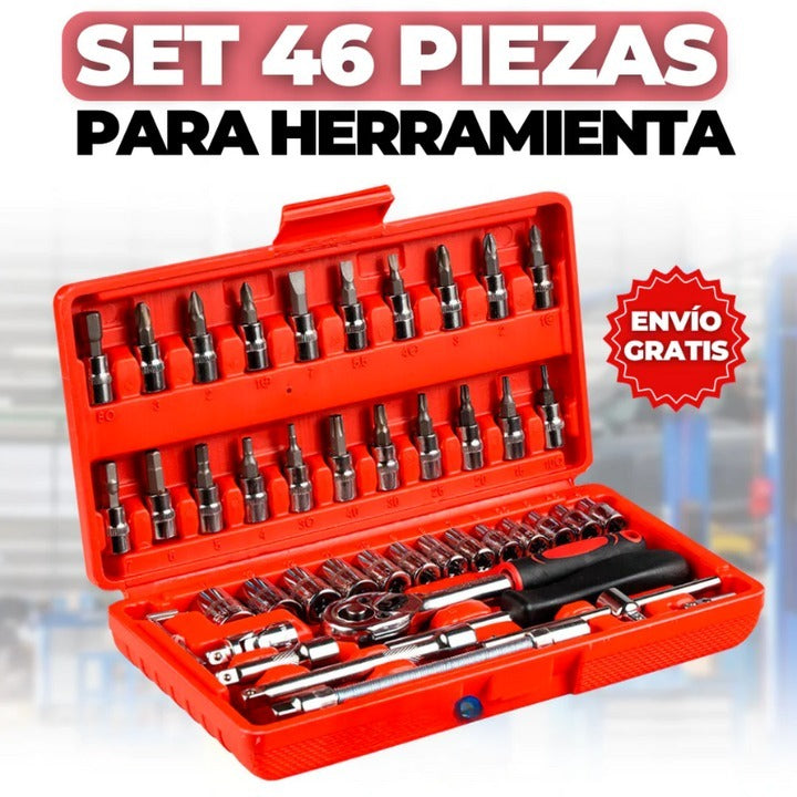 SET 46 PIEZAS DE HERRAMIENTAS ✅🪛👩🏻🔧