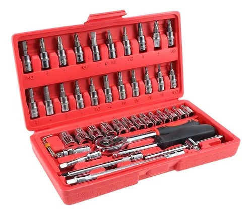 SET 46 PIEZAS DE HERRAMIENTAS ✅🪛👩🏻🔧