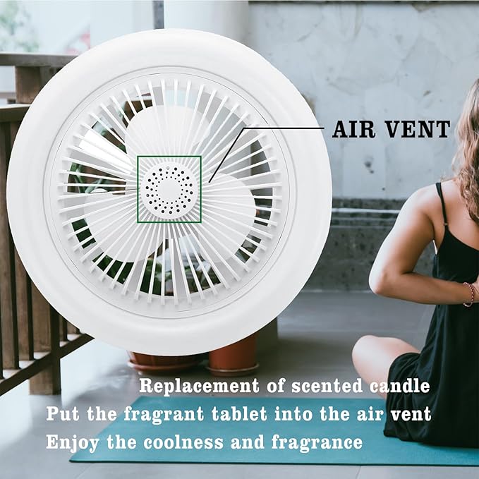 VENTILADOR DE TECHO CON LUZ 3 EN 1 🍃