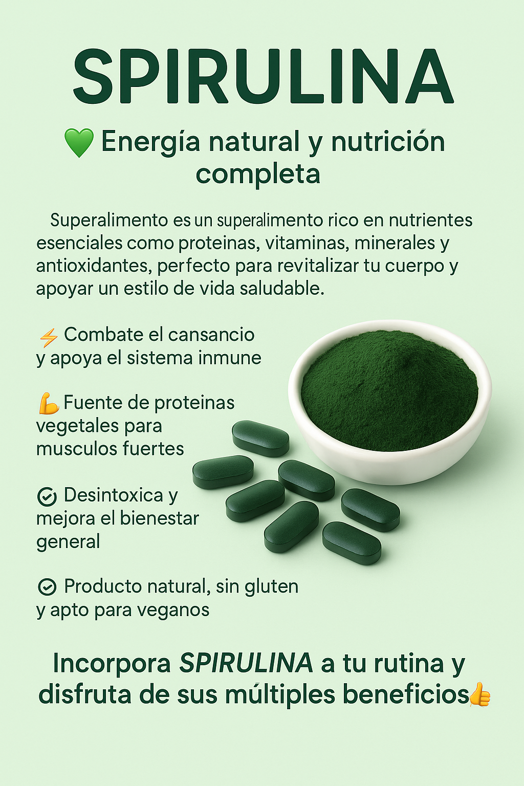 SPIRULINA 🍃💚