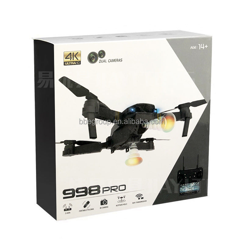 DRON 998 PRO RECARGABLE CÁMARA DUAL 4K ✅