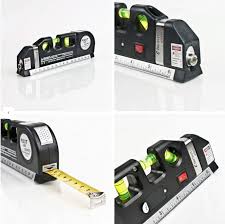 NIVEL LÁSER CON CINTA MÉTRICA