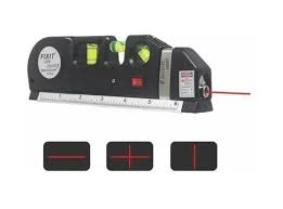 NIVEL LÁSER CON CINTA MÉTRICA