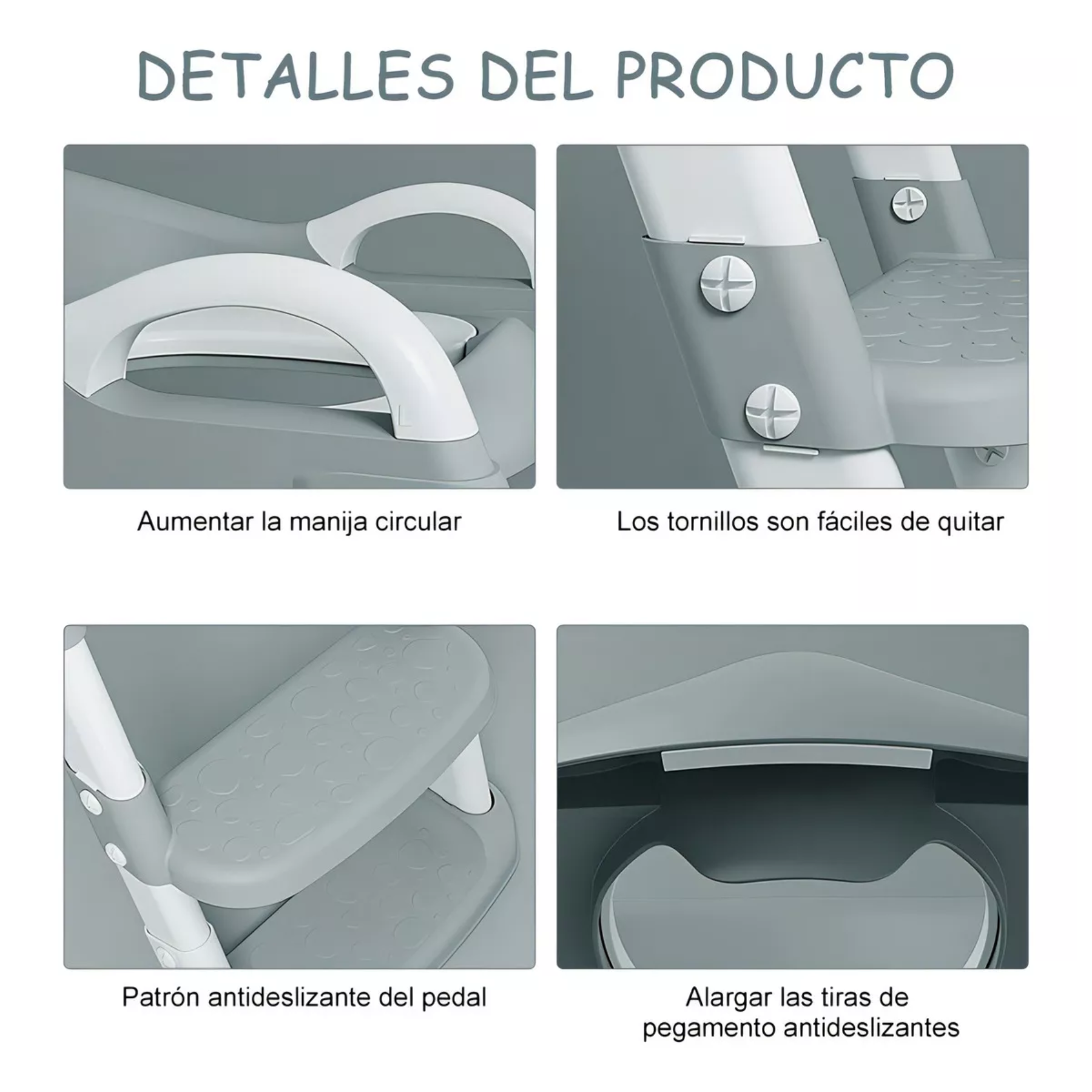 ASIENTO ADAPTADOR ESCALERA INODORO NIÑOS ✅