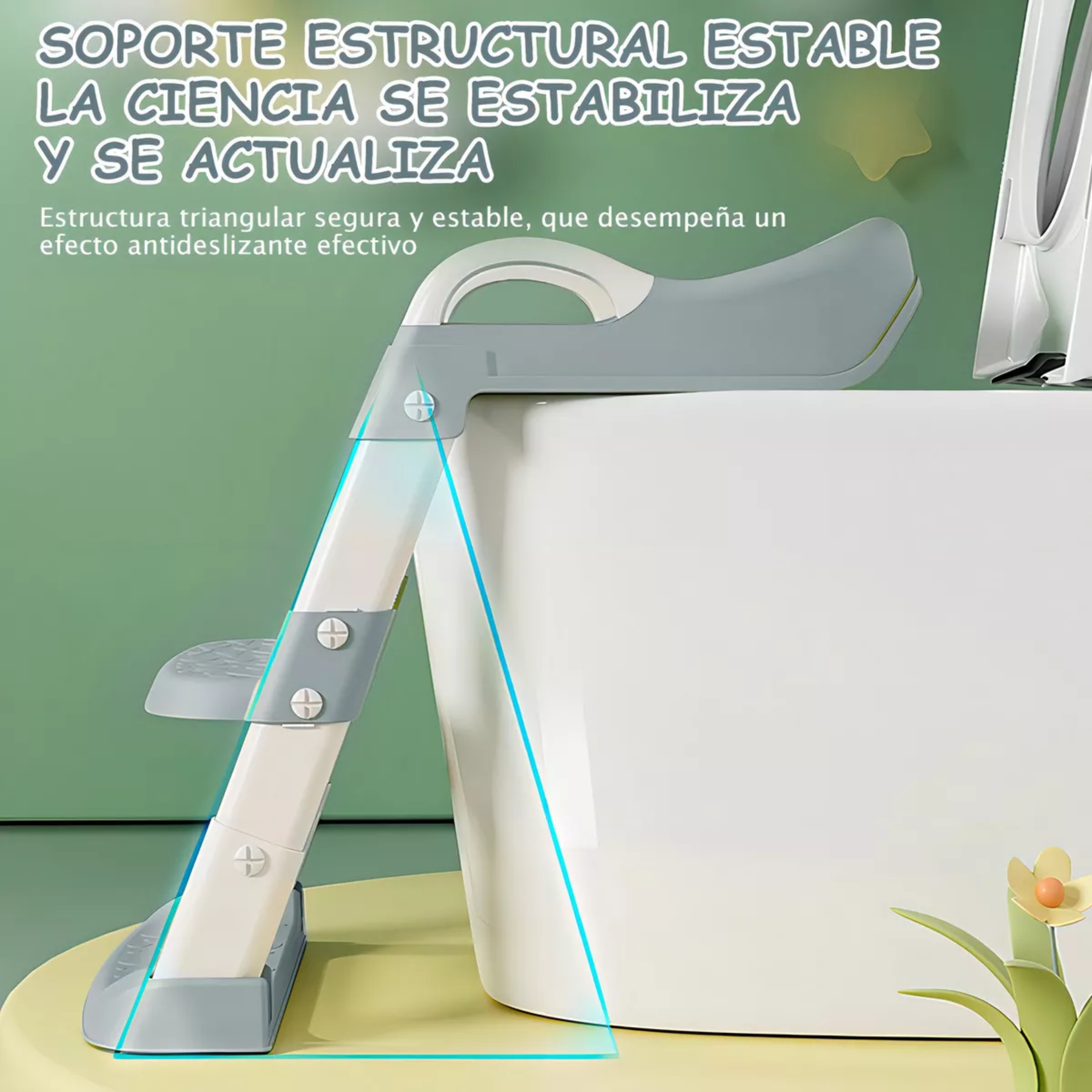 ASIENTO ADAPTADOR ESCALERA INODORO NIÑOS ✅