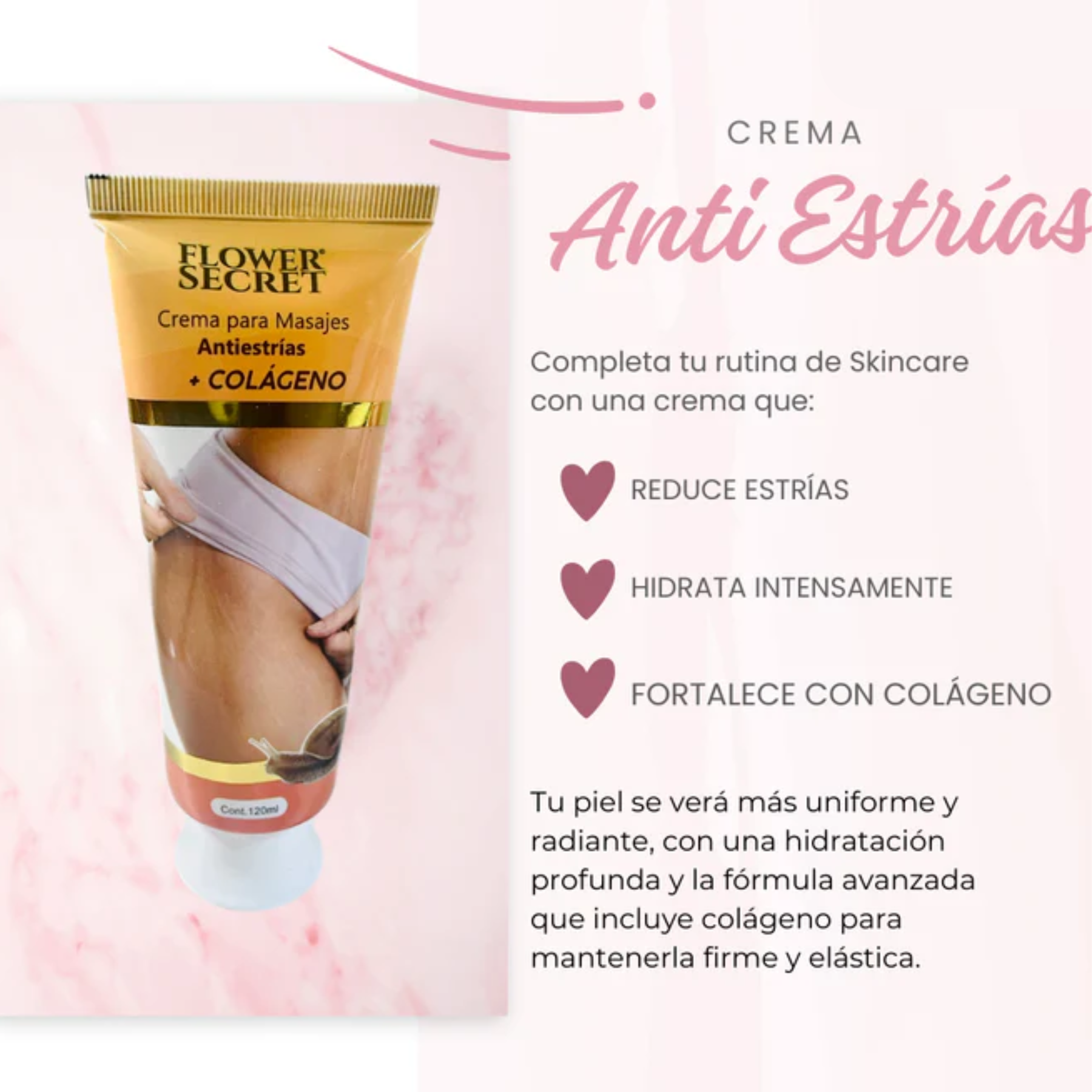 MASAJEADOR ELÉCTRICO + CREMA ANTIESTRÍAS 🔥💞