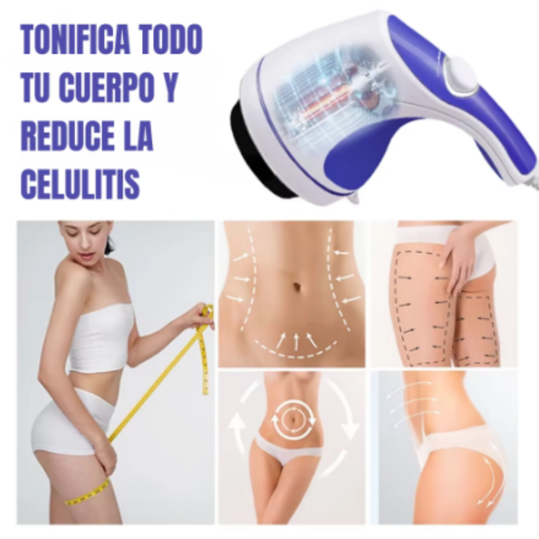 MASAJEADOR ELÉCTRICO + CREMA ANTIESTRÍAS 🔥💞