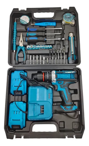 KIT TALADRO INALÁMBRICO 2 BATERÍAS ✅