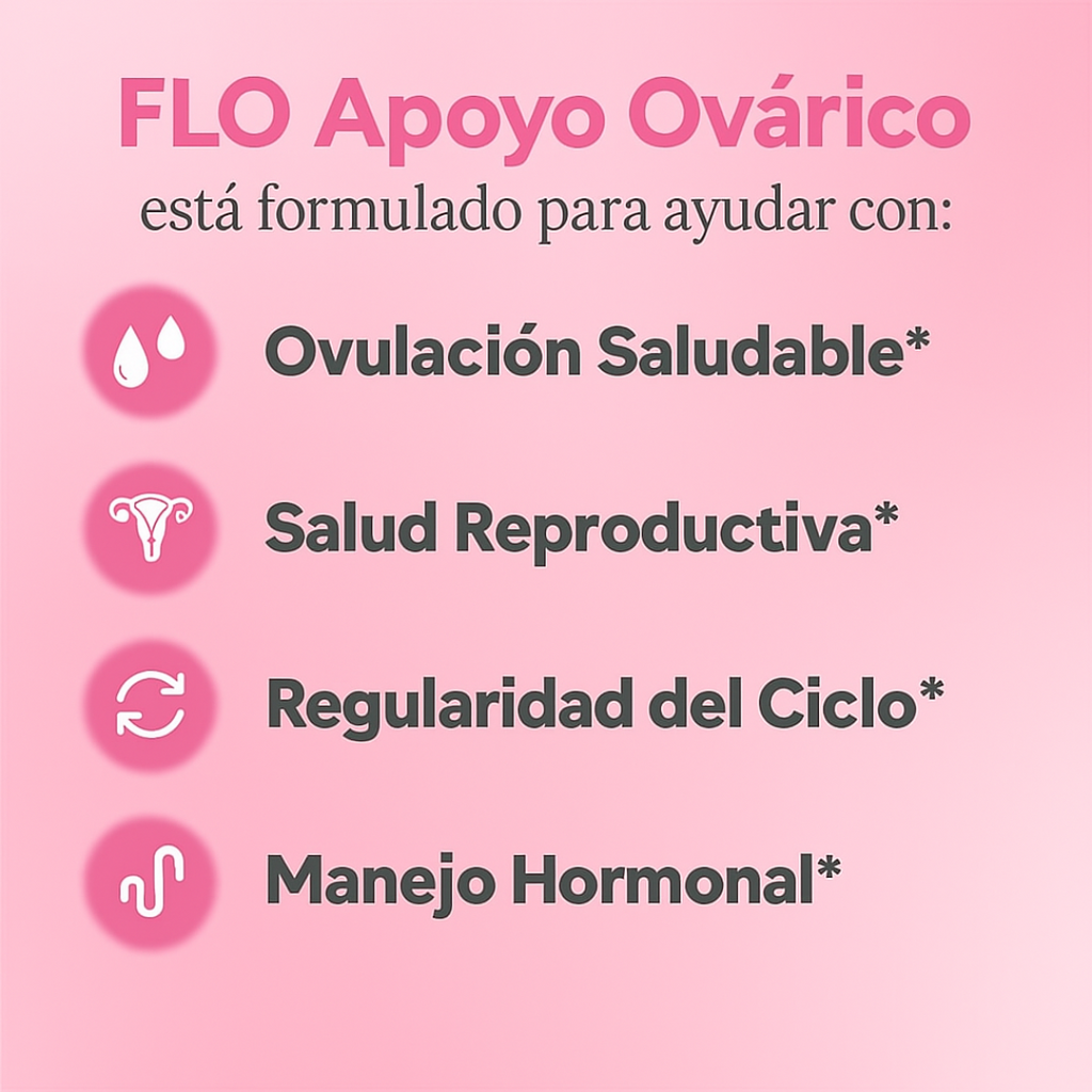 FLO SALUD OVÁRICA EQUILIBRIO HORMONAL 💕🍃