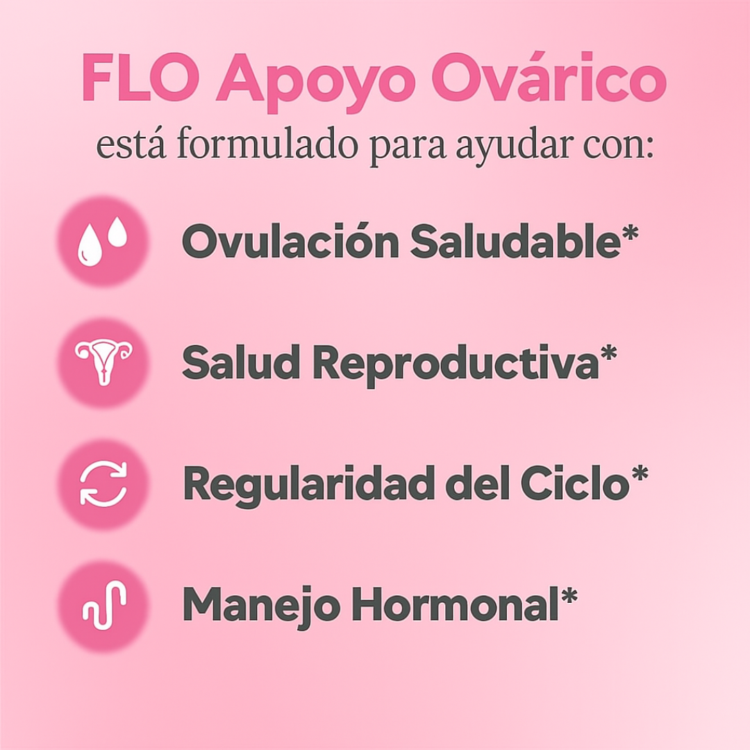 FLO SALUD OVÁRICA EQUILIBRIO HORMONAL 💕🍃