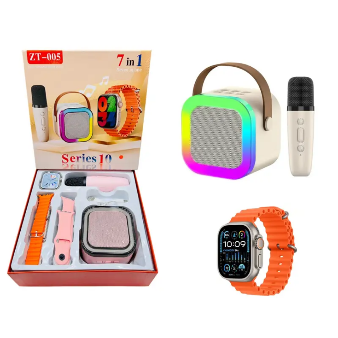 ALTAVOZ CON MICRÓFONO Y SMARTWATCH