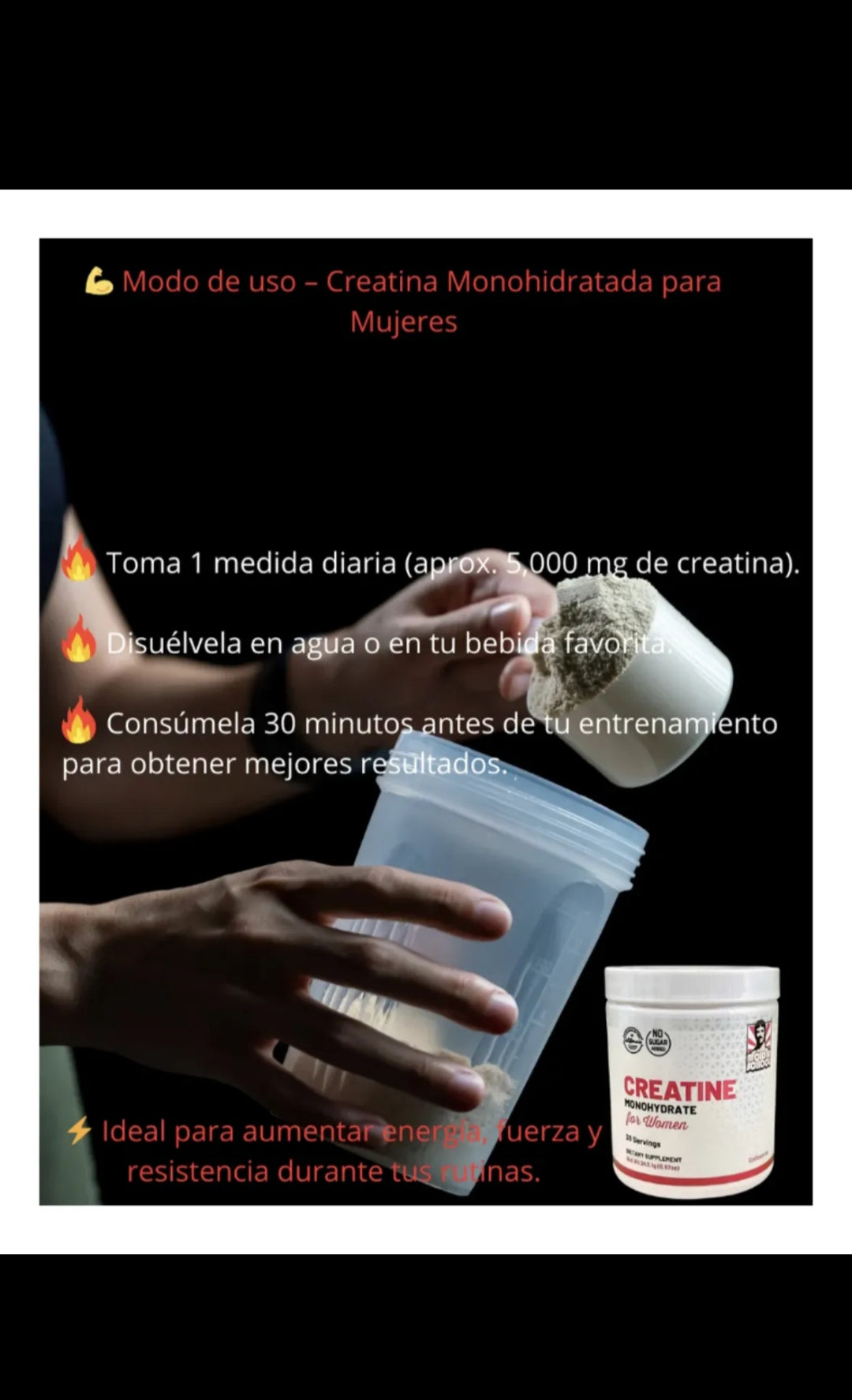 CREATINA MONOHIDRATADA